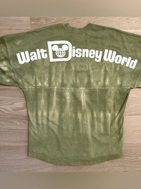 Walt Disney World Spirit Jersey Green Tie-Dye - Medium